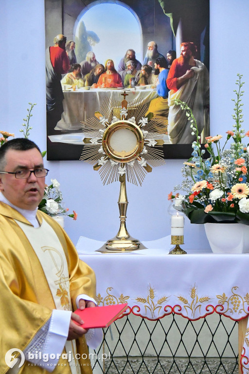 Boże Ciało w Biłgoraju. Procesja eucharystyczna