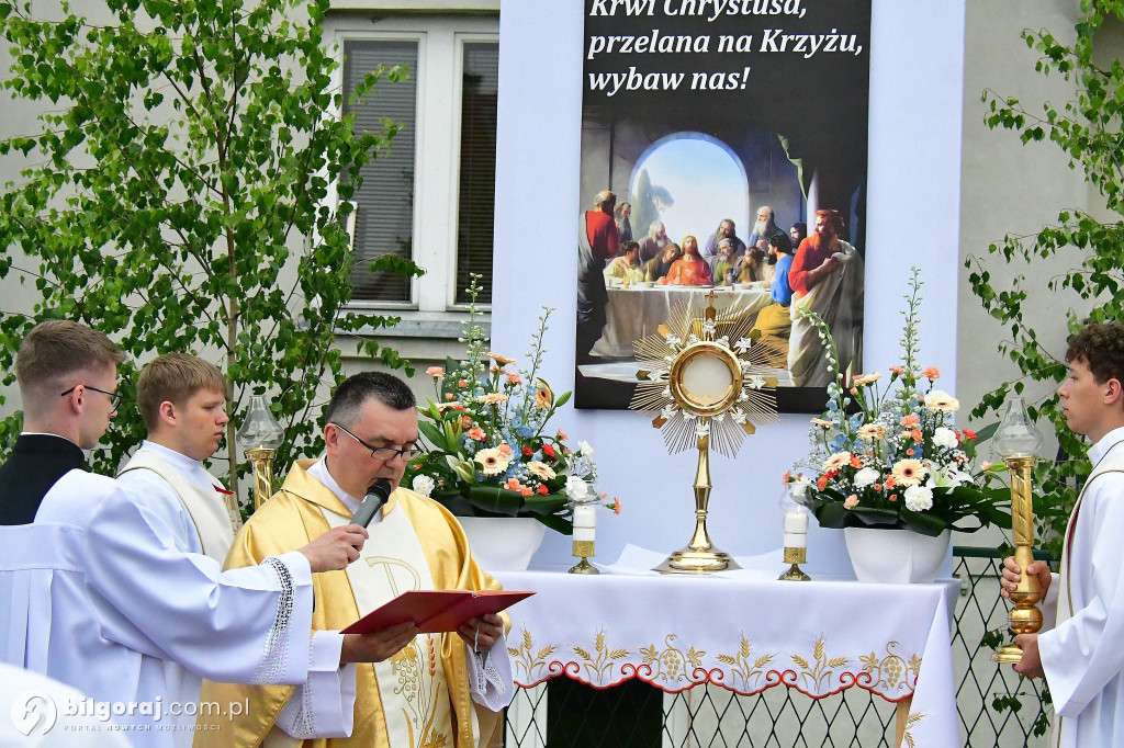 Boże Ciało w Biłgoraju. Procesja eucharystyczna