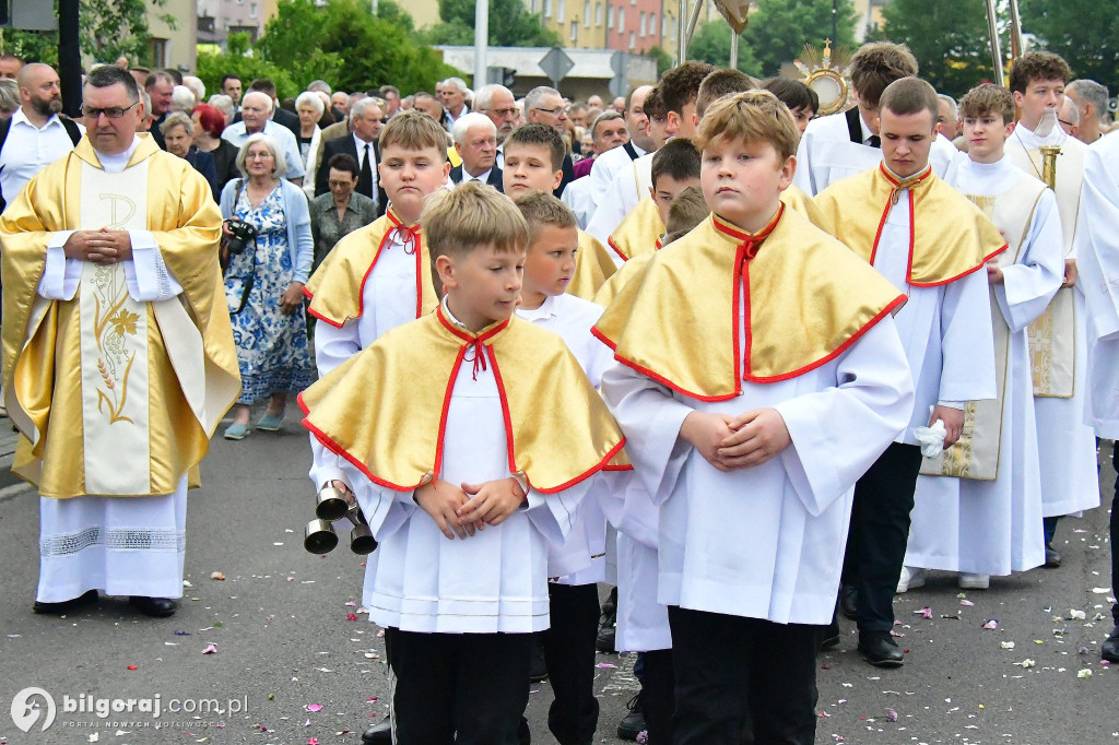 Boże Ciało w Biłgoraju. Procesja eucharystyczna