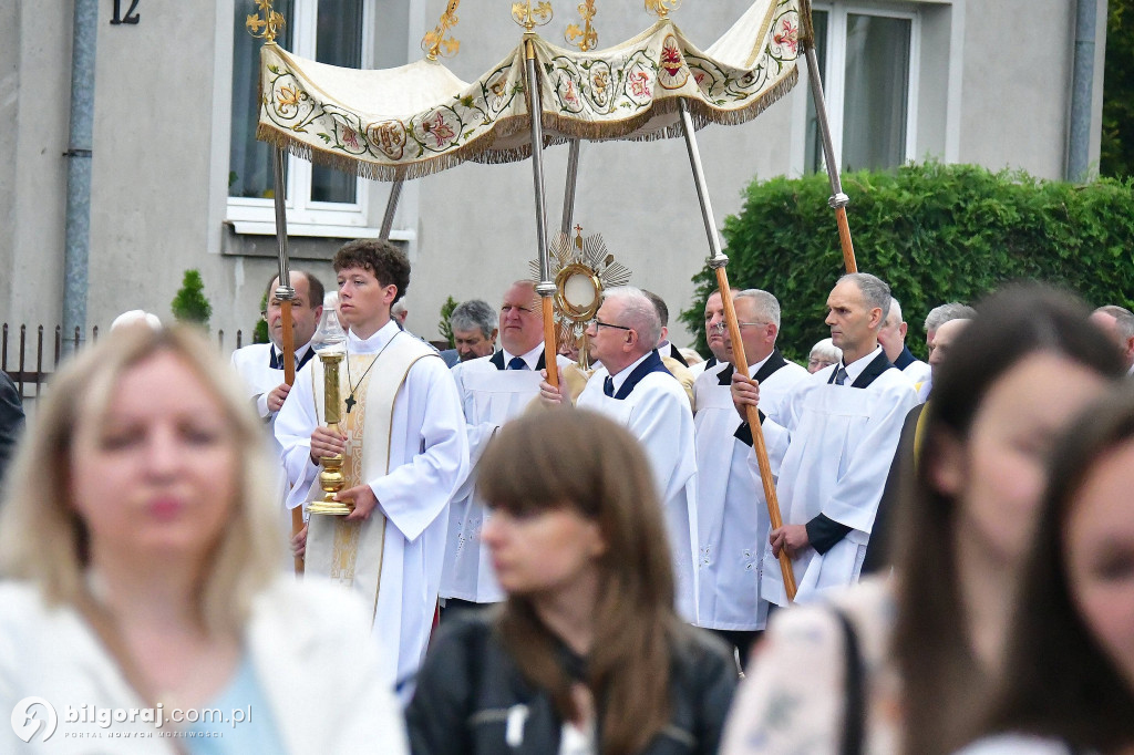 Boże Ciało w Biłgoraju. Procesja eucharystyczna