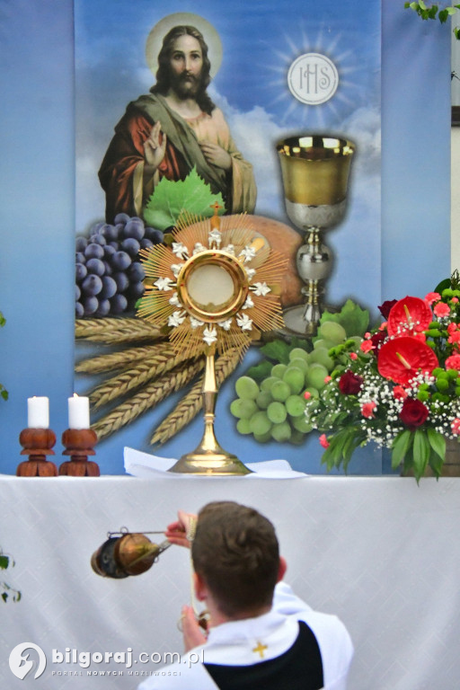 Boże Ciało w Biłgoraju. Procesja eucharystyczna