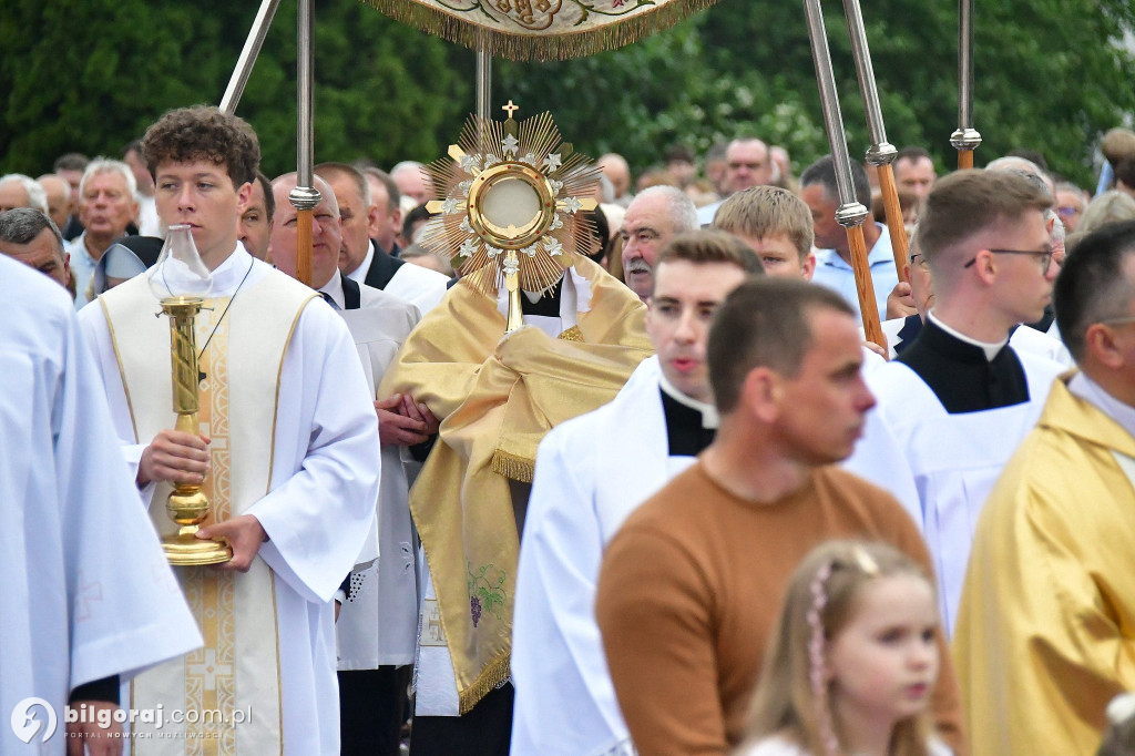 Boże Ciało w Biłgoraju. Procesja eucharystyczna
