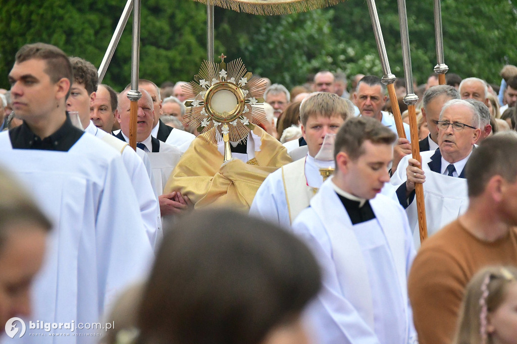 Boże Ciało w Biłgoraju. Procesja eucharystyczna