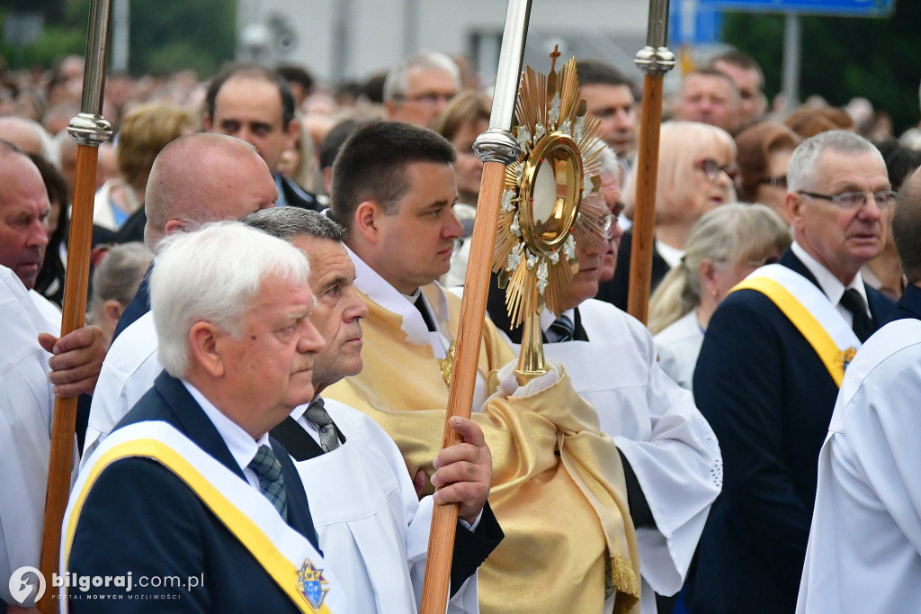 Boże Ciało w Biłgoraju. Procesja eucharystyczna