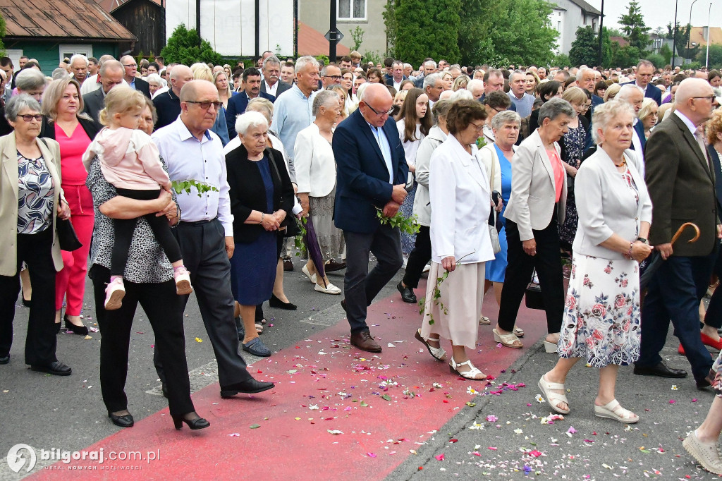 Boże Ciało w Biłgoraju. Procesja eucharystyczna