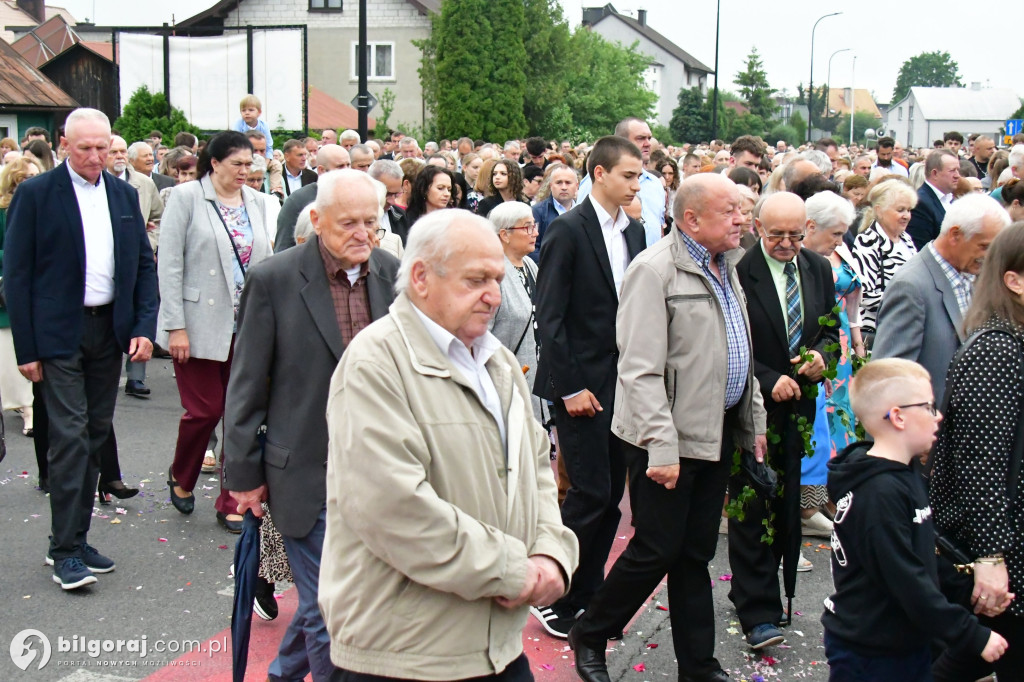 Boże Ciało w Biłgoraju. Procesja eucharystyczna