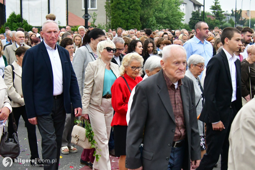 Boże Ciało w Biłgoraju. Procesja eucharystyczna