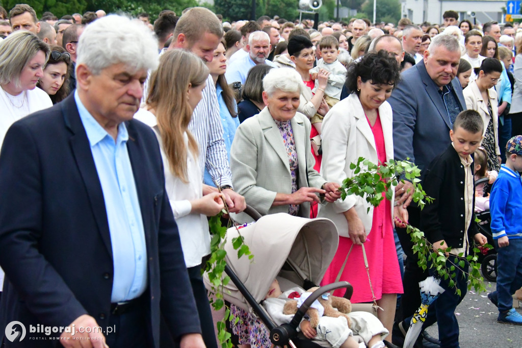 Boże Ciało w Biłgoraju. Procesja eucharystyczna