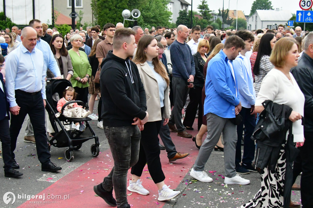 Boże Ciało w Biłgoraju. Procesja eucharystyczna