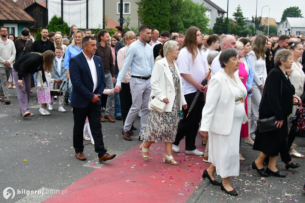 Boże Ciało w Biłgoraju. Procesja eucharystyczna