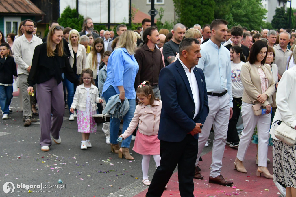 Boże Ciało w Biłgoraju. Procesja eucharystyczna