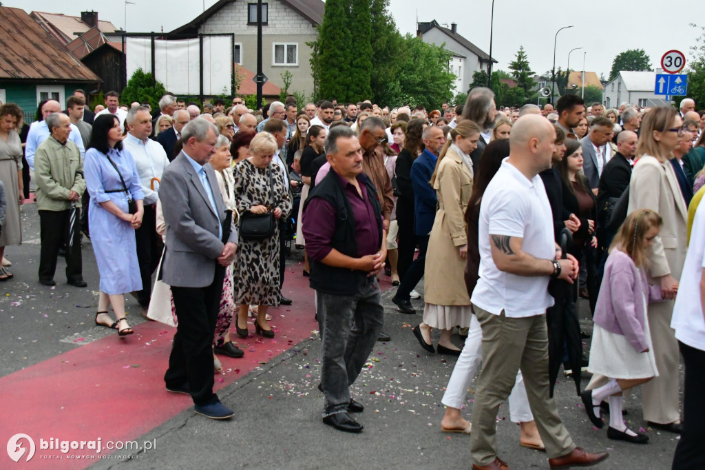 Boże Ciało w Biłgoraju. Procesja eucharystyczna