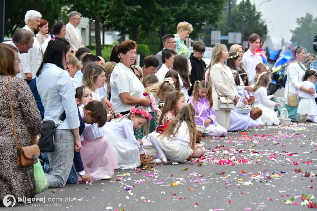 Boże Ciało w Biłgoraju. Procesja eucharystyczna