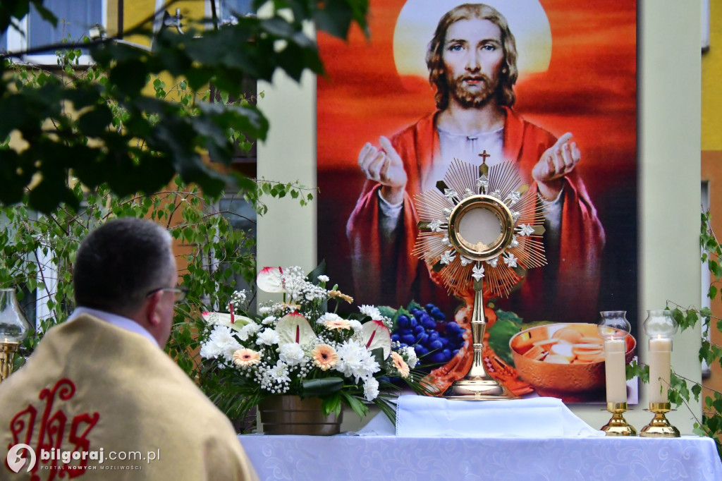 Boże Ciało w Biłgoraju. Procesja eucharystyczna