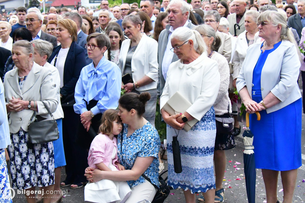Boże Ciało w Biłgoraju. Procesja eucharystyczna