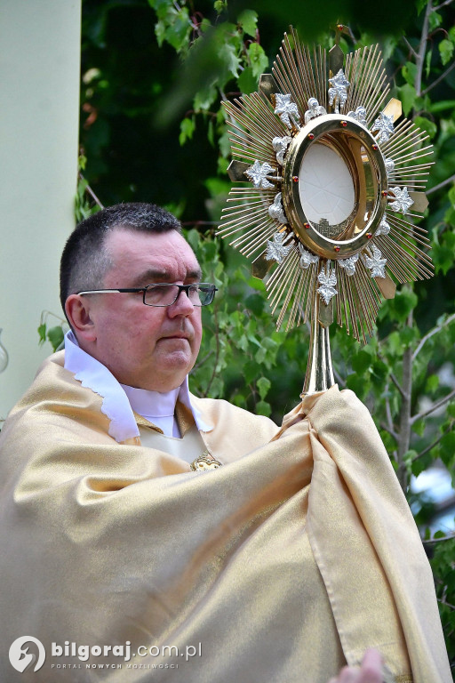 Boże Ciało w Biłgoraju. Procesja eucharystyczna