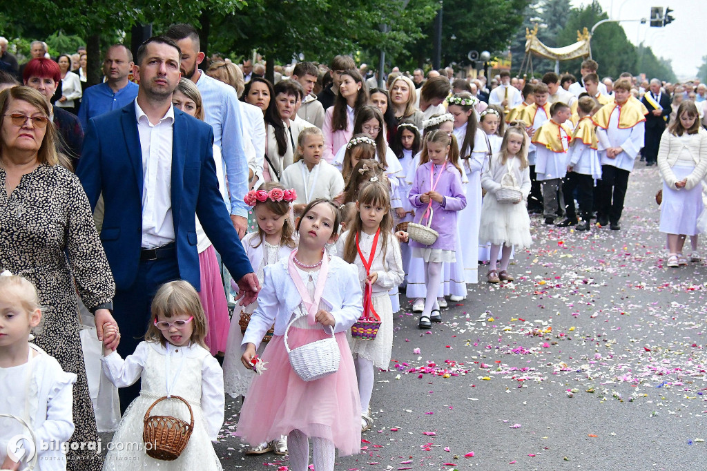 Boże Ciało w Biłgoraju. Procesja eucharystyczna