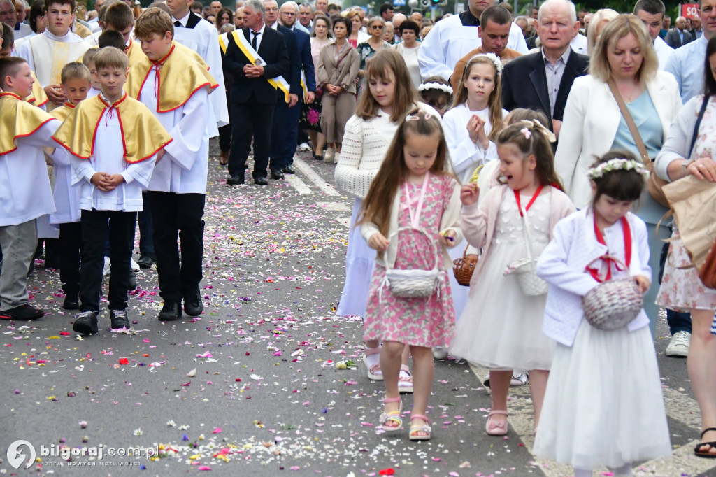 Boże Ciało w Biłgoraju. Procesja eucharystyczna