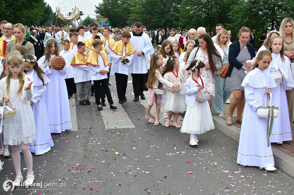Boże Ciało w Biłgoraju. Procesja eucharystyczna