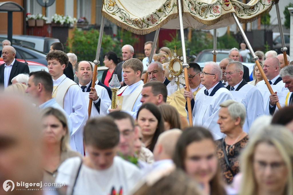 Boże Ciało w Biłgoraju. Procesja eucharystyczna