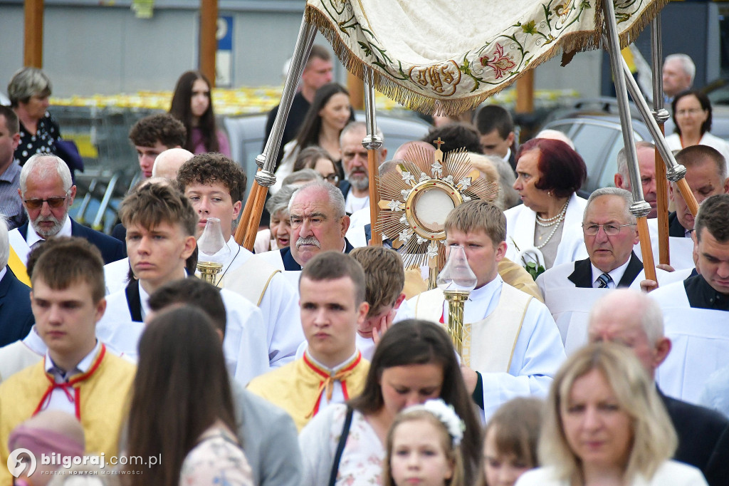 Boże Ciało w Biłgoraju. Procesja eucharystyczna