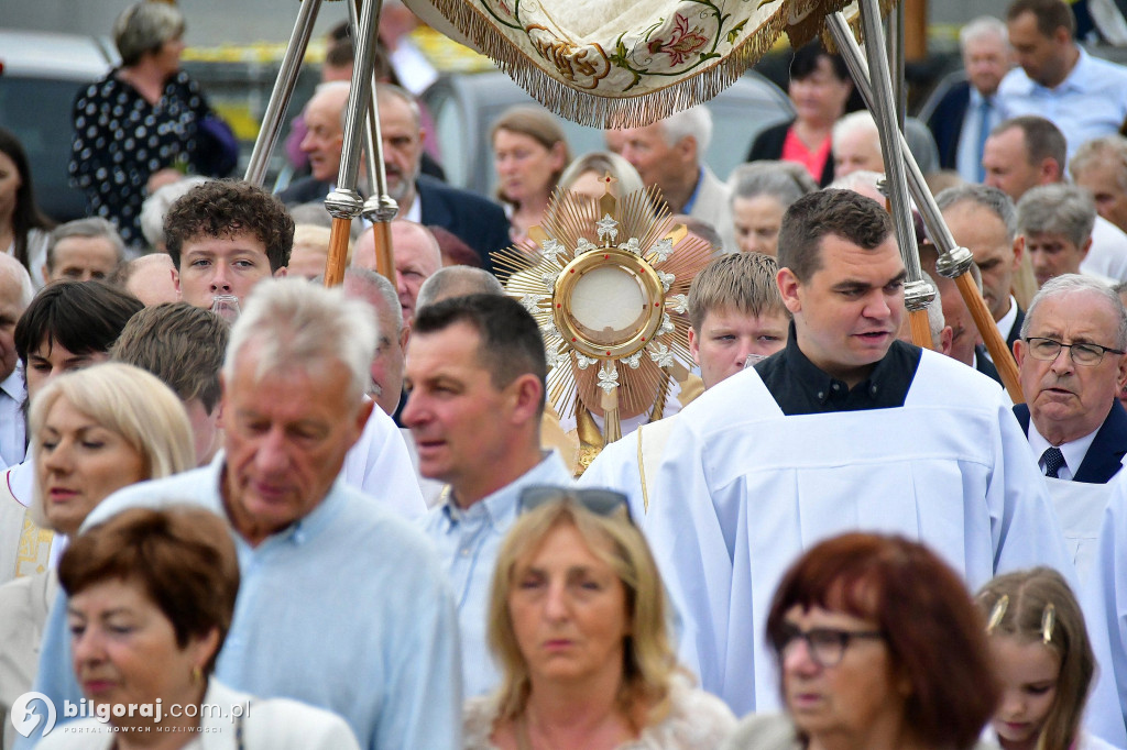 Boże Ciało w Biłgoraju. Procesja eucharystyczna