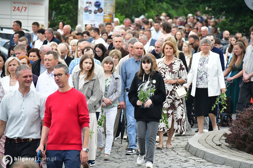 Boże Ciało w Biłgoraju. Procesja eucharystyczna