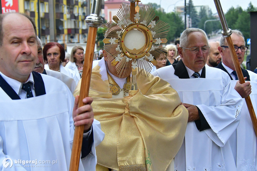 Boże Ciało w Biłgoraju. Procesja eucharystyczna