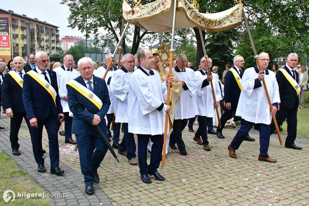 Boże Ciało w Biłgoraju. Procesja eucharystyczna