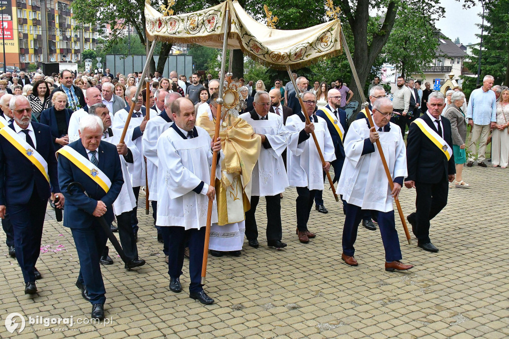 Boże Ciało w Biłgoraju. Procesja eucharystyczna