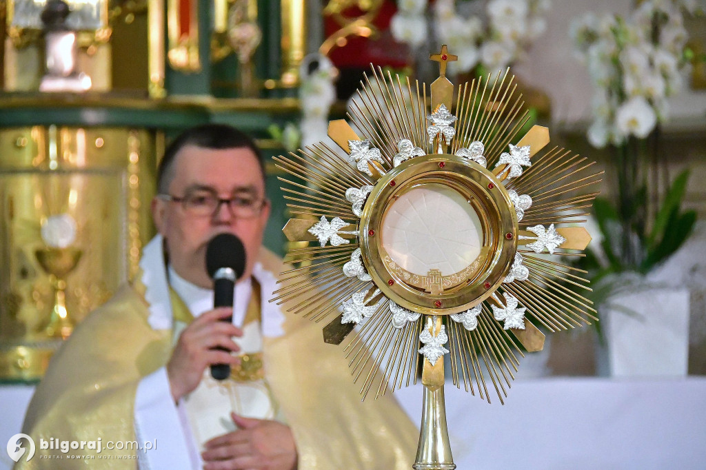 Boże Ciało w Biłgoraju. Procesja eucharystyczna