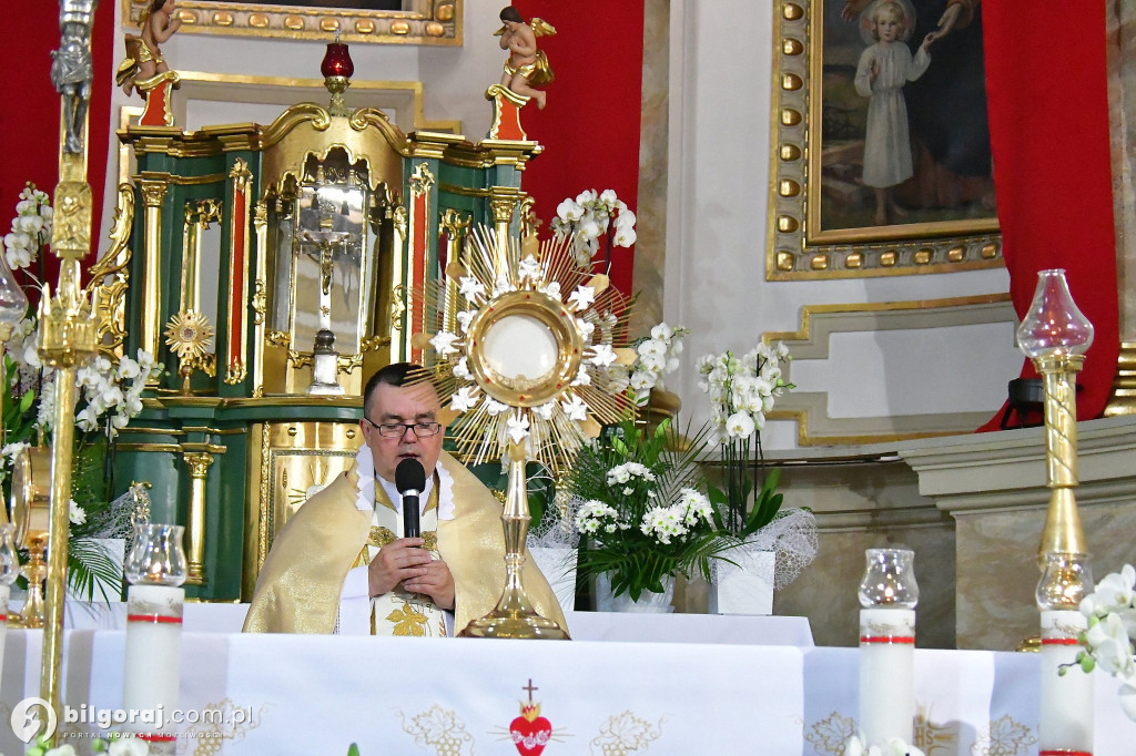 Boże Ciało w Biłgoraju. Procesja eucharystyczna
