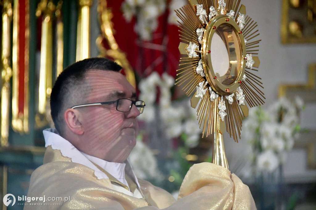 Boże Ciało w Biłgoraju. Procesja eucharystyczna
