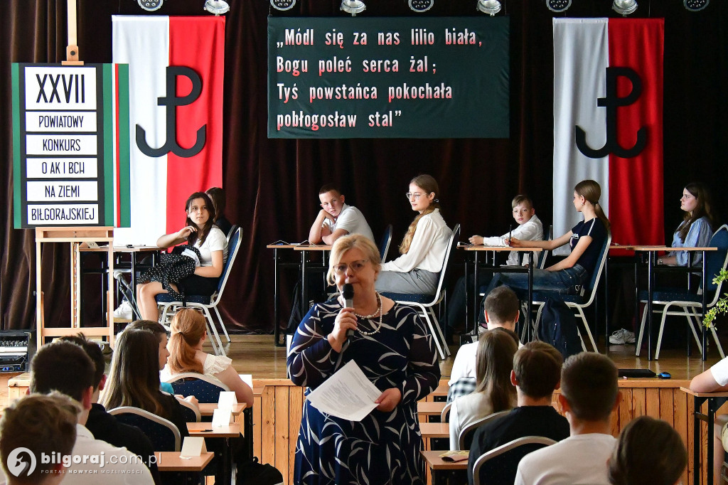 Konkurs wiedzy o AK i BCH w Łukowej