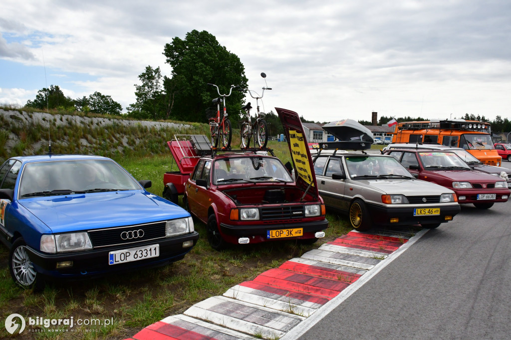 Zlot zabytkowych aut w Biłgoraju na Autodromie