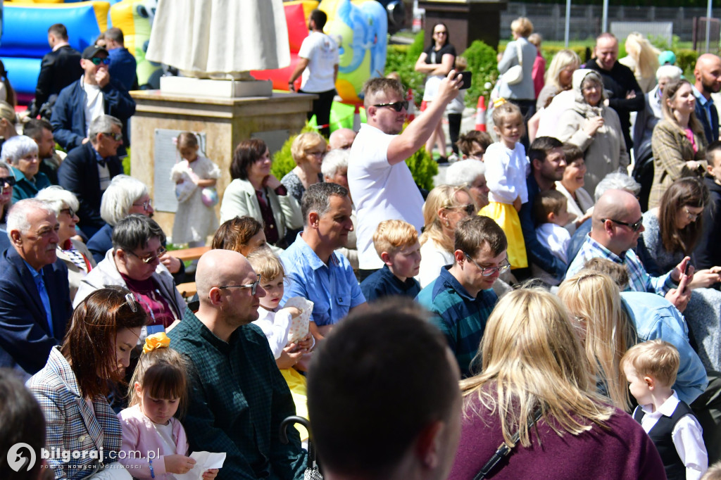 Piknik rodzinny u św. Jana Pawła II w Biłgoraju