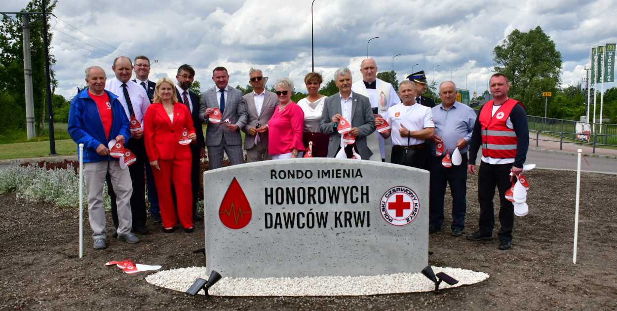 Biłgoraj. Jest rondo im. Honorowych Dawców Krwi