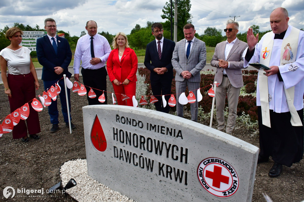 Biłgoraj. Jest rondo im. Honorowych Dawców Krwi
