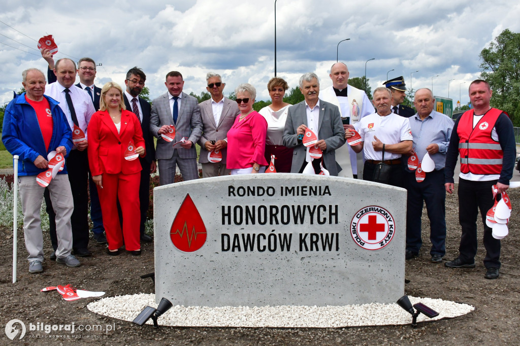 Biłgoraj. Jest rondo im. Honorowych Dawców Krwi