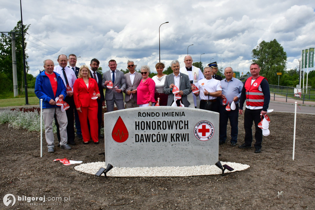 Biłgoraj. Jest rondo im. Honorowych Dawców Krwi