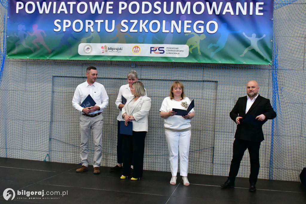 Powiat biłgorajski nagrodził młodych sportowców