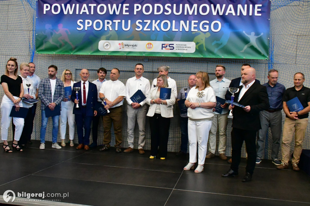 Powiat biłgorajski nagrodził młodych sportowców