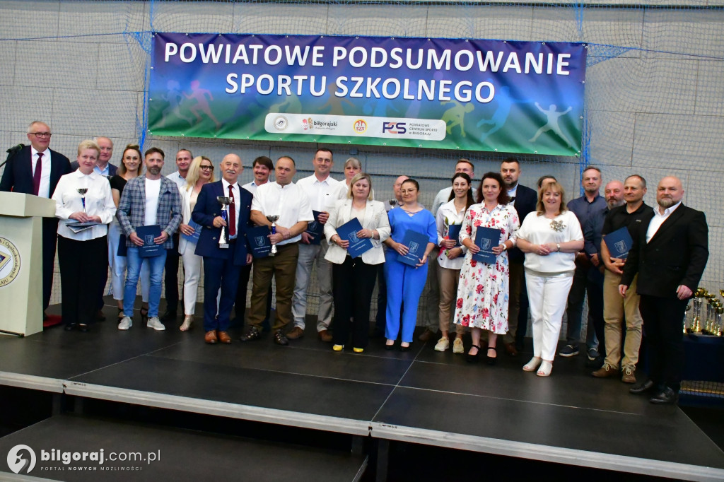 Powiat biłgorajski nagrodził młodych sportowców