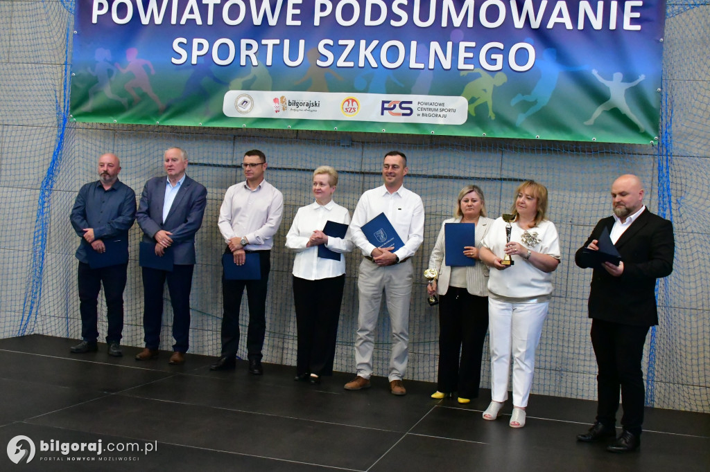 Powiat biłgorajski nagrodził młodych sportowców