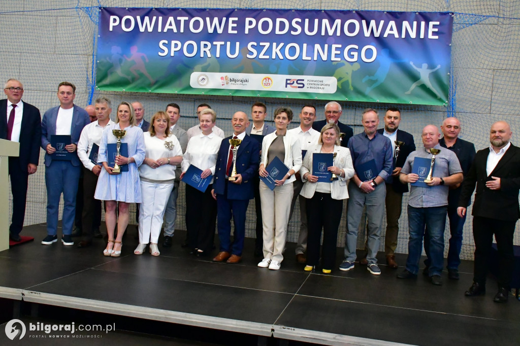 Powiat biłgorajski nagrodził młodych sportowców
