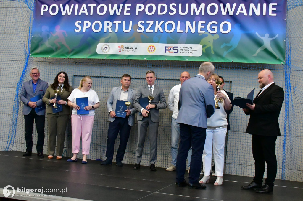 Powiat biłgorajski nagrodził młodych sportowców