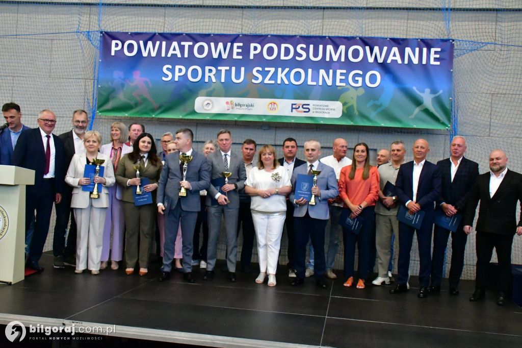 Powiat biłgorajski nagrodził młodych sportowców