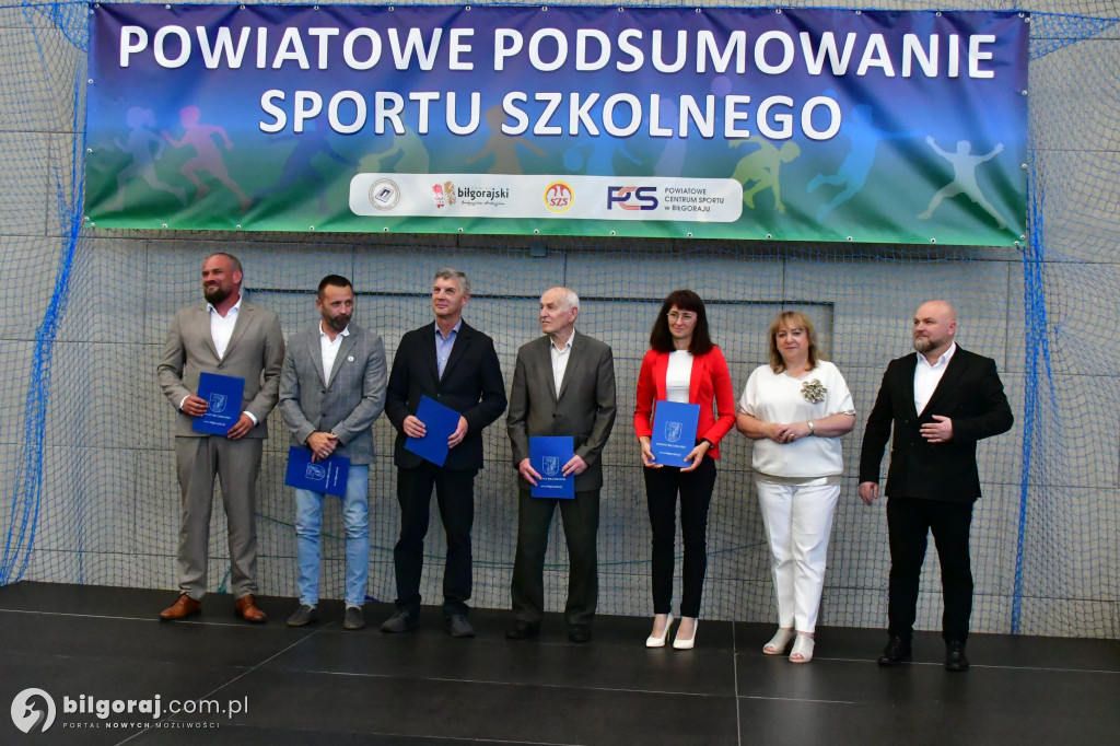 Powiat biłgorajski nagrodził młodych sportowców