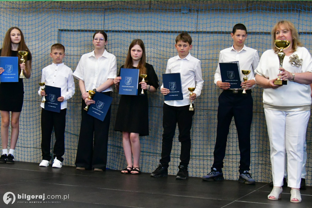 Powiat biłgorajski nagrodził młodych sportowców