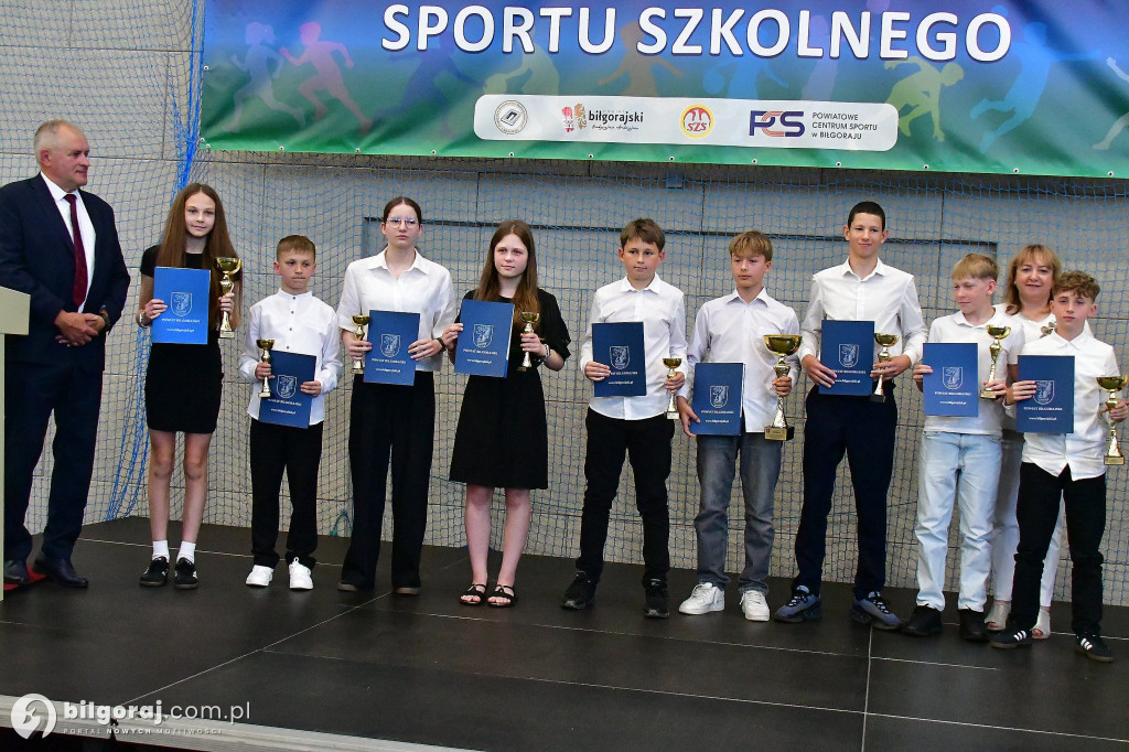 Powiat biłgorajski nagrodził młodych sportowców